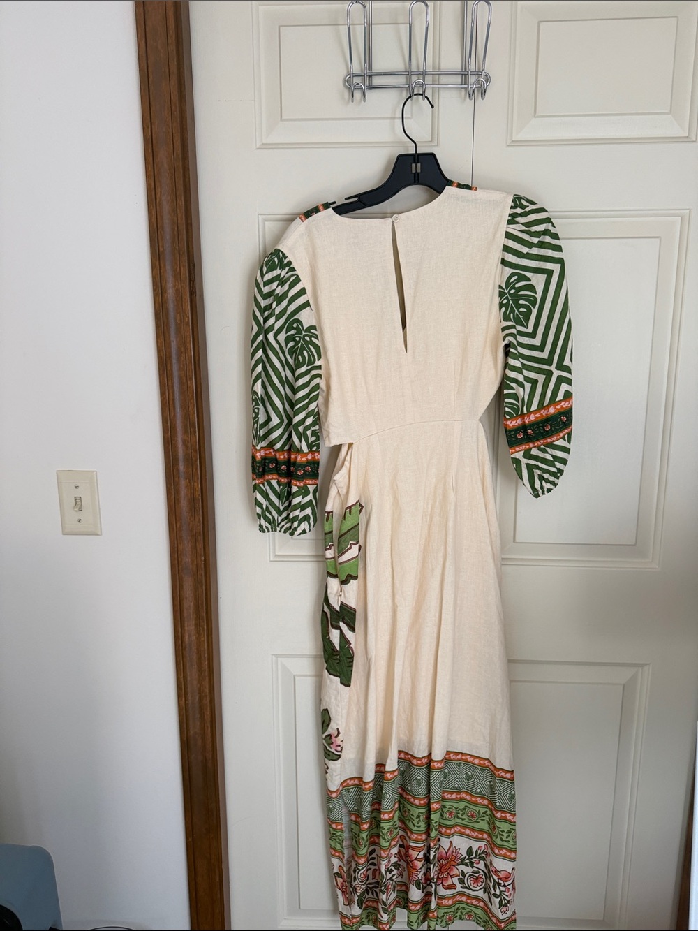 Palm-Print Maxi Dress - Picture 4 of 5